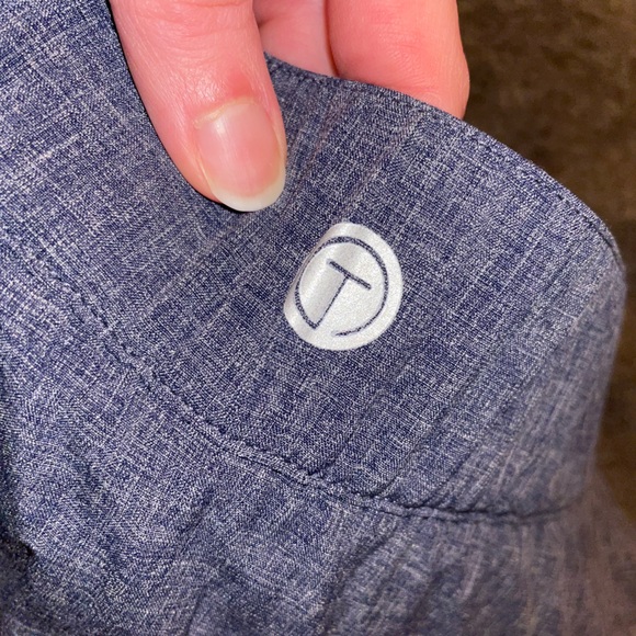 Talbots Tennis Skort - Chambray Circle Skort w/Pockets + Bike Shorts Sz S - Picture 8 of 8